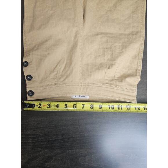 Listicle Side Button Chino Pants Women Size S - Picture 7 of 9